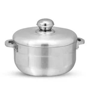 Chef Premium Quality Aluminum Cooking Pot / Caldero Pot With Aluminum Lid 26 cm