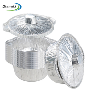 34oz/1000ml Disposable Aluminum Foil Cooking Containers