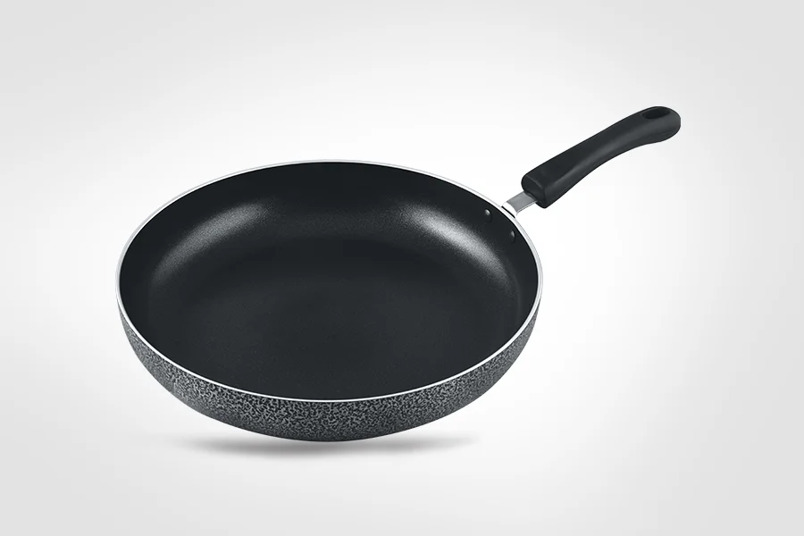PFOA-Free Aluminum Non-Stick Fry Pans with Data Matrix Batch Marking