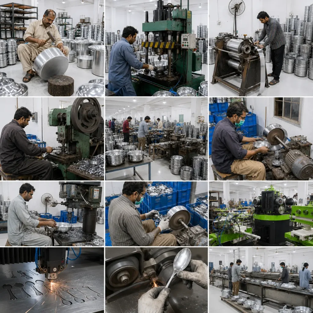 Prowa Kitchenware Fully Integrated Manufacturing Operations in Sialkot Pakistan