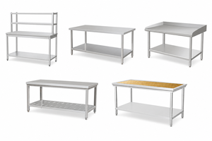 Self-Cleaning Coating Stainless Steel Prep Workbench