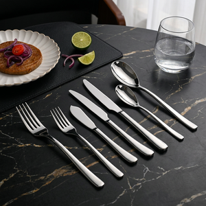 Mirror Polished Silverware Set Cutlery Stainless Steel Flatware Utensil Cutlery Set Steak Knife Fork and Spoon