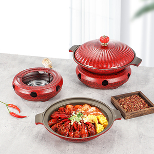 Commercial Aluminum Alloy Dry Cookware with Double Ears