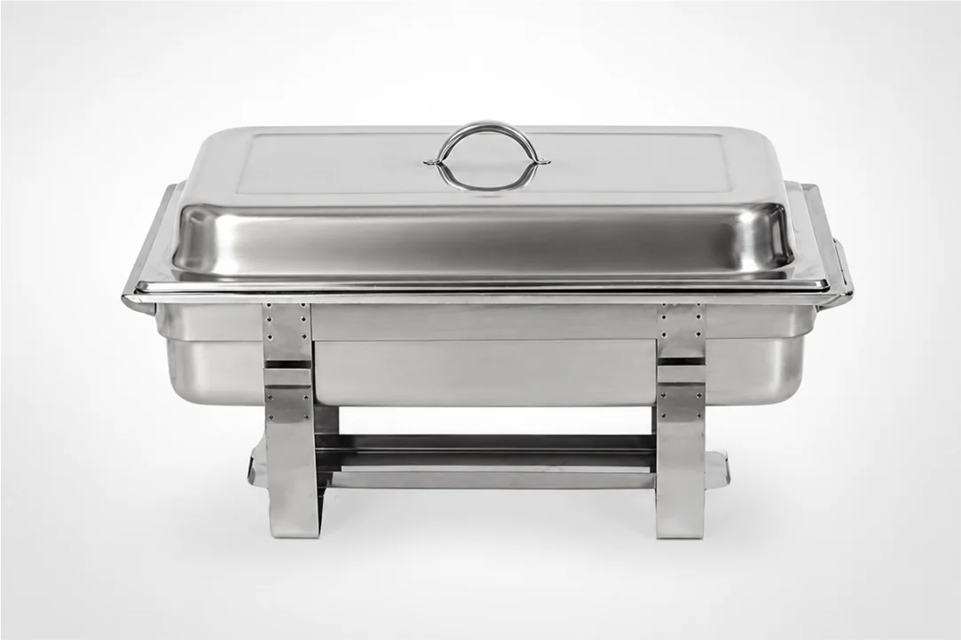 Data Matrix Barcoded Stainless Steel Chafing Dishes — Commercial Buffetware by Prowa