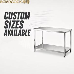 Commercial Kitchen Stainless Steel Prep Table